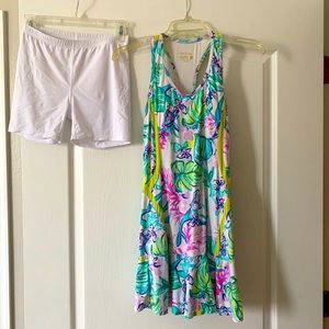Lilly Pulitzer tennis dress with shorts size XS